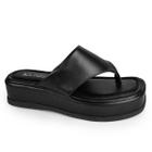 Chinelo Dedo Feminino Flatform Sandália Papete Confortável