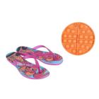 Chinelo Dedo Infantil Menina Borracha Pop It Space Jam 22756