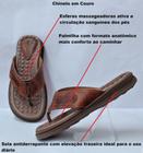 Chinelo em couro Masculino super confortável