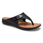 Chinelo Fem Campesí Blaqueada Almeria Preto L9543-0001