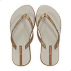 Chinelo Feminina Ipanema Rio Bege Ouro