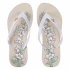 Chinelo Feminino Adulto Floral Slim Magicc