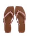 Chinelo Feminino Bico Quadrado Praia Verão Super Confortável