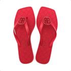 Chinelo Feminino Dedo Capodarte Vermelho