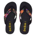 Chinelo Feminino DuRio Buzios Tradicional Estampas Coloridas