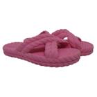 chinelo feminino EVA nuvem trançado confortável casual dia a dia
