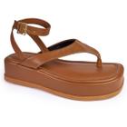 Chinelo Feminino Flatform Sandália Papete Confortável Fivela