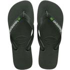 Chinelo Feminino Havaianas Brasil Logo Verde Oliva - 4110