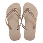 Chinelo Feminino Havaianas Slim Fc Areia/Dourado