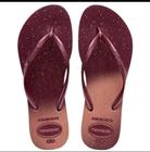 Chinelo feminino havaianas slim gloss