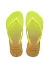 Chinelo Feminino Havaianas Slim Gradient Degrade Verde Neon