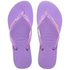 Chinelo Feminino Havaianas Slim Logo Metallic