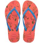 Chinelo feminino havaianas slim romance original alpargatas