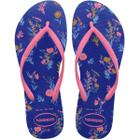 Chinelo feminino havaianas slim romance original alpargatas