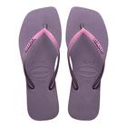 Chinelo Feminino Havaianas Slim Square Glitter Roxo