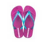 Chinelo feminino ipanema duo soft rosa/azul