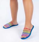 Chinelo Feminino Ipanema Rasteirinha Multitiras Coloridas