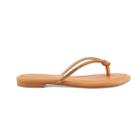 Chinelo Feminino Mississipi Rives Natural Enfeite - Bronze