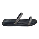 Chinelo Feminino Papete Rasteira Strass Beira Rio 8488105 Confortável