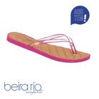 Chinelo feminino rasteira cristal pink