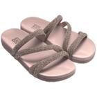 Chinelo Feminino Slide Glitter Zaxy 18956