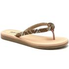 Chinelo Feminino Sua Cia Brilho Prata/Ouro Rosado 8346.15387