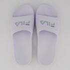 Chinelo Fila Drifter Sleek Slide Branco e Cinza