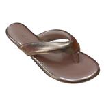 Chinelo Flat Beira Rio Feminino OURO ROSADO