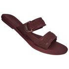 Chinelo Grendha Buriti Rafia Slide Grendene 18707 Feminino - Vinho