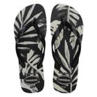 Chinelo Havaianas Aloha Masculino Preto Branco