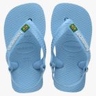 Chinelo Havaianas Baby Brasil logo Azul Marinho