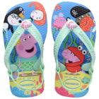 Chinelo Havaianas Baby Peppa Pig - Azul Lavanda