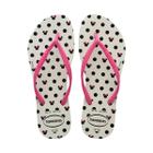 Chinelo Havaianas Feminino Disney Branco/Rosa Flux