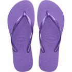 Chinelo Havaianas Feminino SLIM 35/6 Lilas Escuro PAR