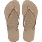 Chinelo Havaianas Feminino SLIM 39/40 Rose GOLD