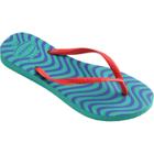 Chinelo havaianas feminino slim harmony 39/0 verde virtua havaianas