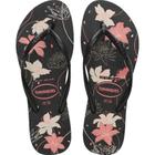 Chinelo Havaianas Feminino SLIM Organic 39/0 PRETO/CINZA PAR