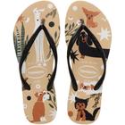 Chinelo Havaianas Feminino SLIM PETS 37/8 Dourado