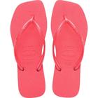 Chinelo Havaianas Feminino SLIM Square 37/8 Coral Tropica PAR