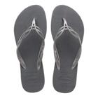 Chinelo Havaianas Flash Sweet Cinza Aco