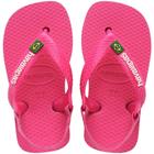 Chinelo Havaianas Infantil BABY Brasil Logo 20 Rosa FLUX