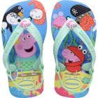 Chinelo Havaianas Infantil BABY Peppa PIG 21 Azul Lavanda PAR