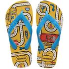 Chinelo Havaianas Infantil Kids Cars Amarelo Ouro