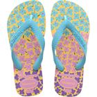 Chinelo Havaianas Infantil KIDS Flores 29/0 Amarelo Caja
