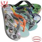 Chinelo Havaianas Infantil Minecraft - Masculino