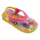 Chinelo Havaianas Infantil Peppa Pig Menina Rosa Colorido