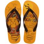 Chinelo Havaianas Infantil Rei Leão Amarelo Original 23/24