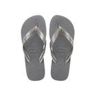 Chinelo Havaianas Infantil Top Cinza Aco