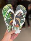 Chinelo Havaianas Kung Fu Panda Personalizado Logo de Metal