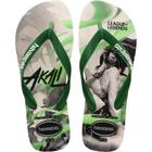 Chinelo Havaianas Licenciado League OF Legends 37/8 Bege PA